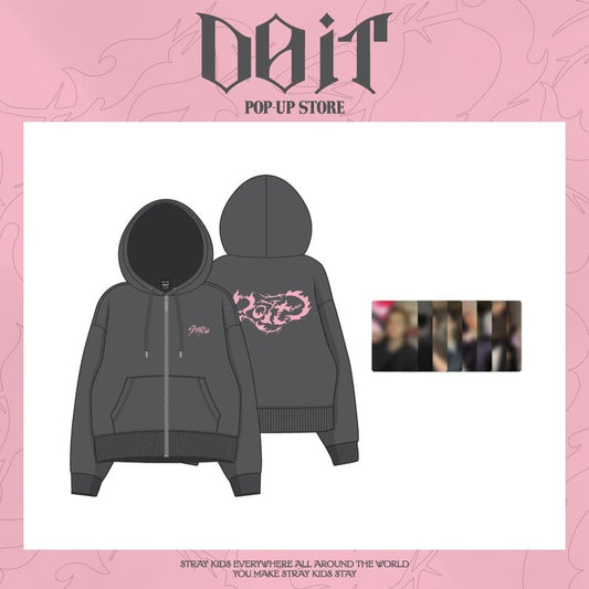 [PRE-ORDER] Stray Kids - [DO IT] POP-UP STORE ZIP-UP HOODIE