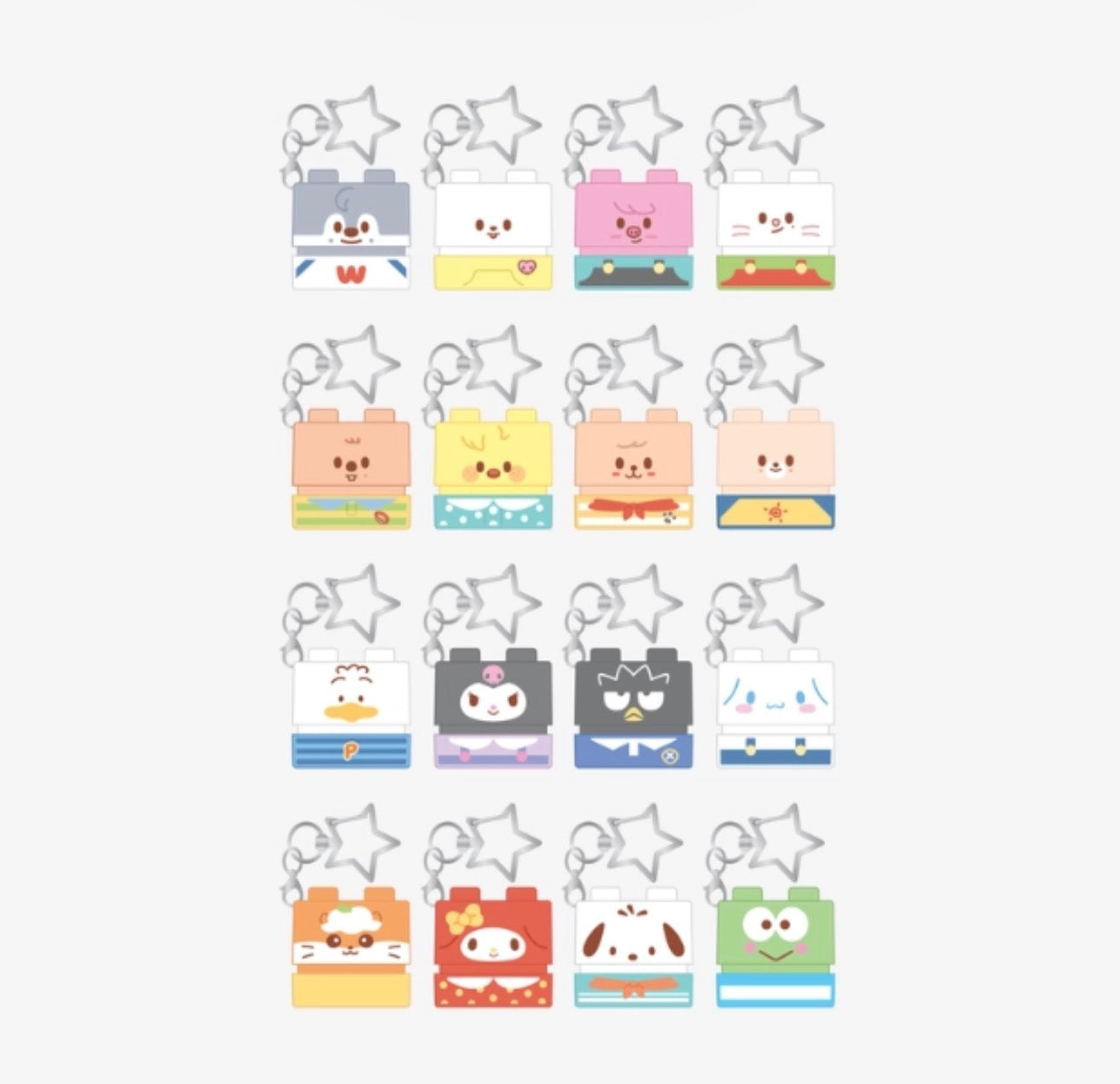 (PRE-ORDER) SECRET BLOCK STAMP - SKZOO X SANRIO CHARACTERS (RANDOM)
