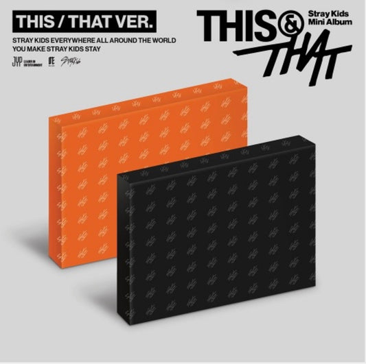[POB][PRE-ORDER] Stray Kids- This & That (THIS / THAT Ver.)