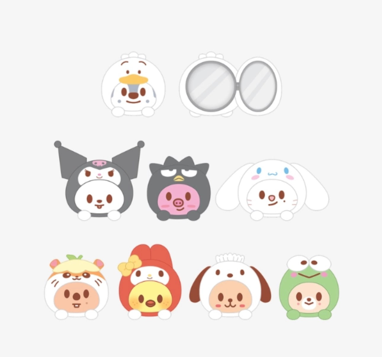 (PRE-ORDER) PLUSH MIRROR - SKZOO X SANRIO CHARACTERS