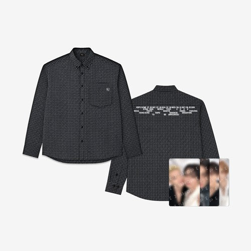 [PRE-ORDER] [11.2026] CHECK SHIRT Stray Kids World Tour RUN IT MD