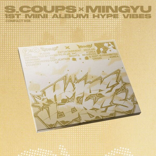 S.COUPS X MINGYU (SEVENTEEN) - 1st Mini Album [HYPE VIBES] (COMPACT Ver.)