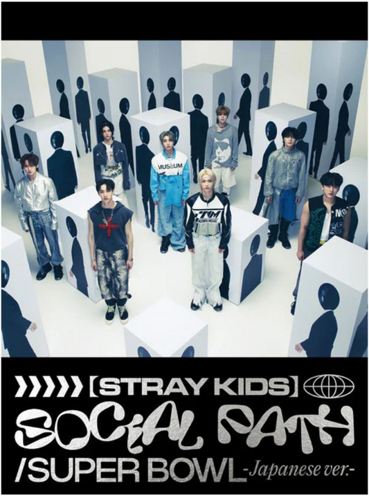 [Japanese Album] Stray Kids - [Social Path (feat. LiSA) / Super Bowl -Japanese ver.-] (Blu-ray Disc / Limited A)
